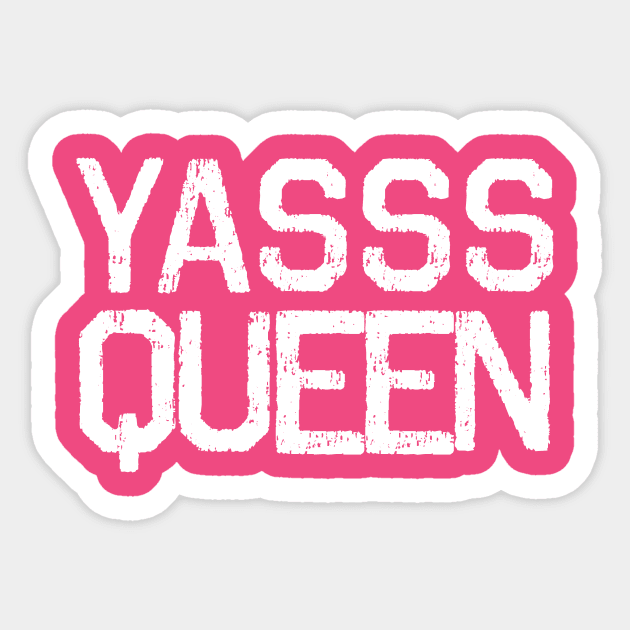 YASSS QUEEN Sticker by VeryBear